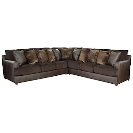 3 Piece Sectional with Track Arms